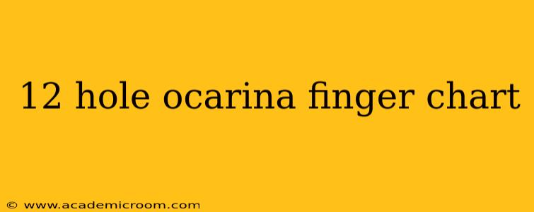 12 hole ocarina finger chart