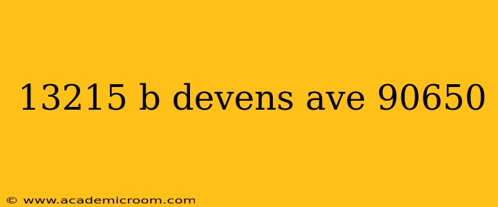 13215 b devens ave 90650