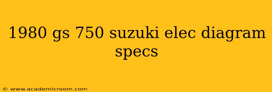 1980 gs 750 suzuki elec diagram specs