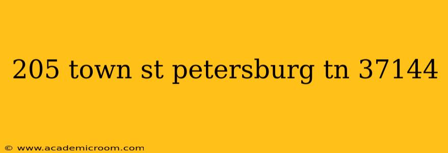 205 town st petersburg tn 37144