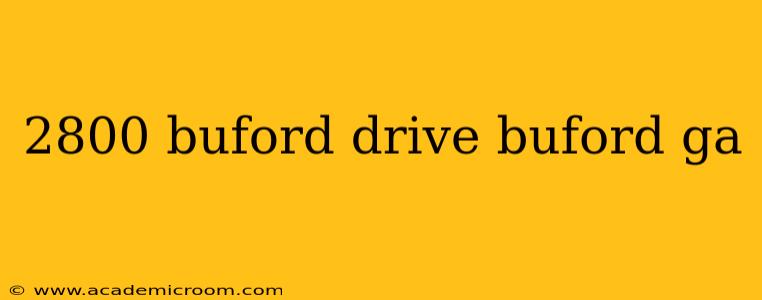 2800 buford drive buford ga