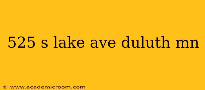 525 s lake ave duluth mn
