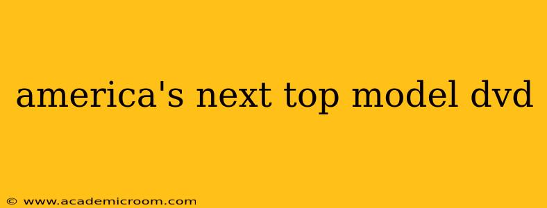 america's next top model dvd