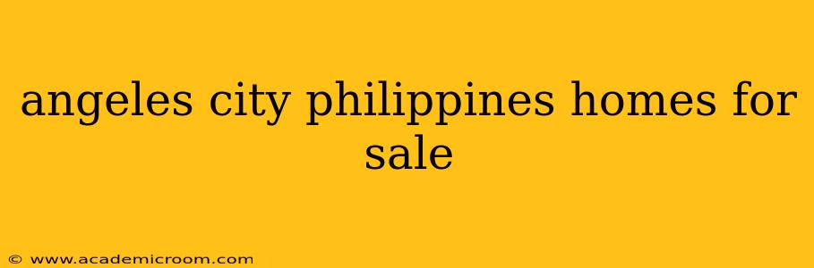 angeles city philippines homes for sale