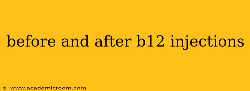 before and after b12 injections