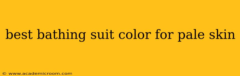 best bathing suit color for pale skin