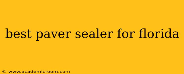 best paver sealer for florida
