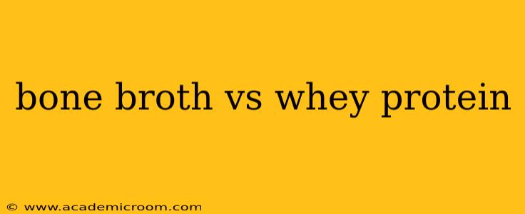 bone broth vs whey protein