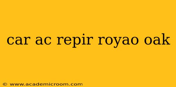 car ac repir royao oak