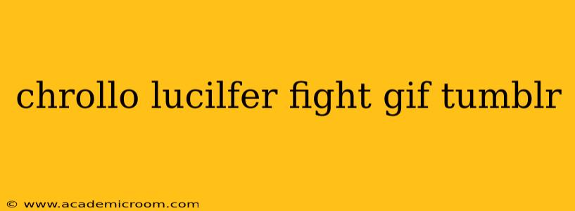 chrollo lucilfer fight gif tumblr