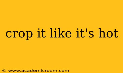 crop it like it's hot