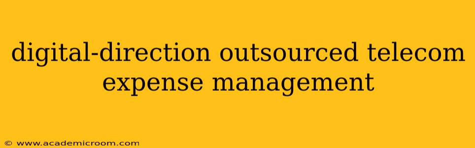 digital-direction outsourced telecom expense management
