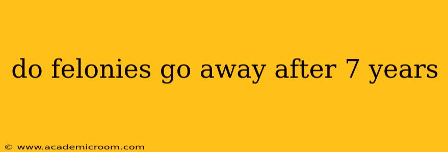 do felonies go away after 7 years