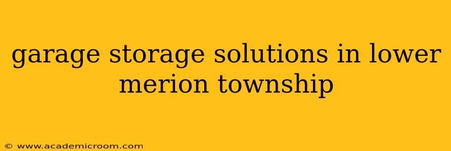 garage storage solutions in lower merion township