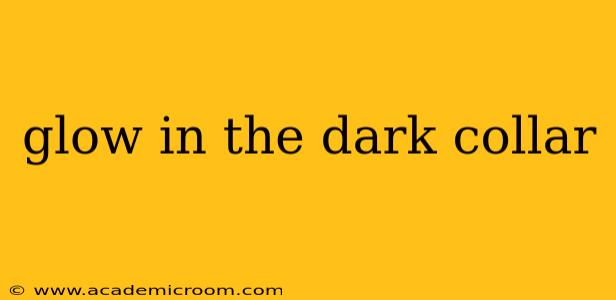 glow in the dark collar