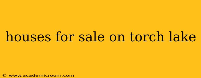 houses for sale on torch lake