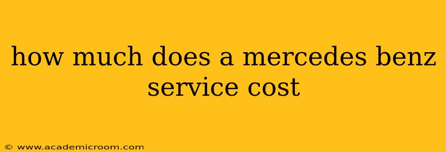 how much does a mercedes benz service cost