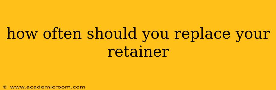 how often should you replace your retainer