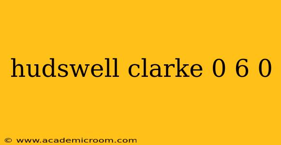 hudswell clarke 0 6 0