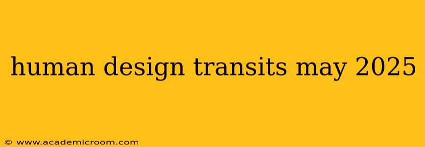 human design transits may 2025