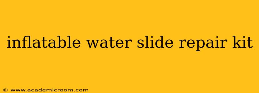 inflatable water slide repair kit