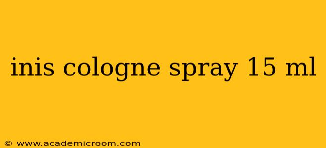 inis cologne spray 15 ml