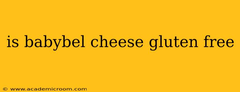 is babybel cheese gluten free