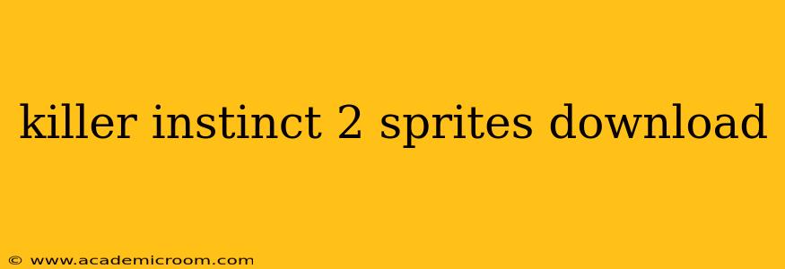 killer instinct 2 sprites download