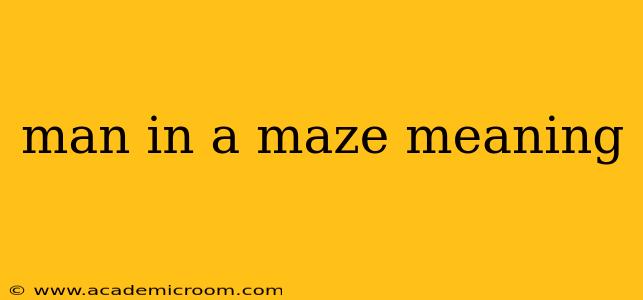 man in a maze meaning