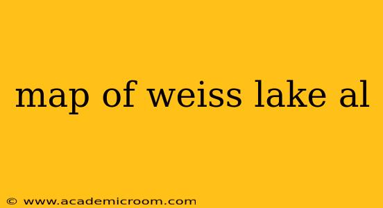 map of weiss lake al
