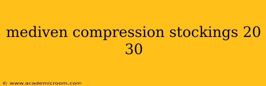 mediven compression stockings 20 30