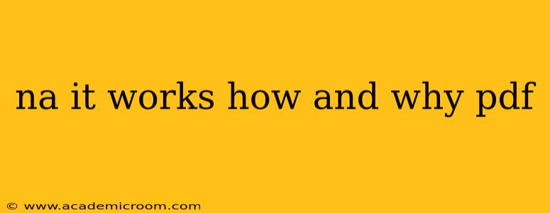 na it works how and why pdf