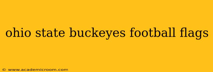 ohio state buckeyes football flags