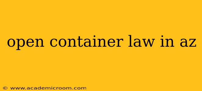 open container law in az