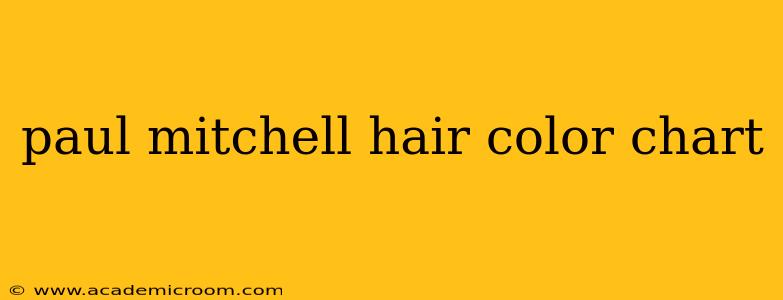 paul mitchell hair color chart