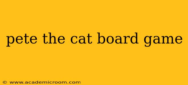 pete the cat board game