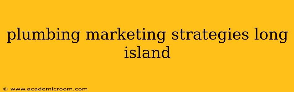 plumbing marketing strategies long island