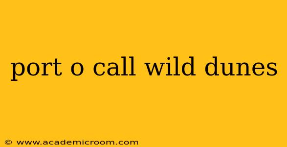 port o call wild dunes