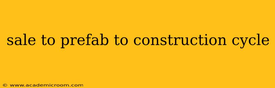 sale to prefab to construction cycle
