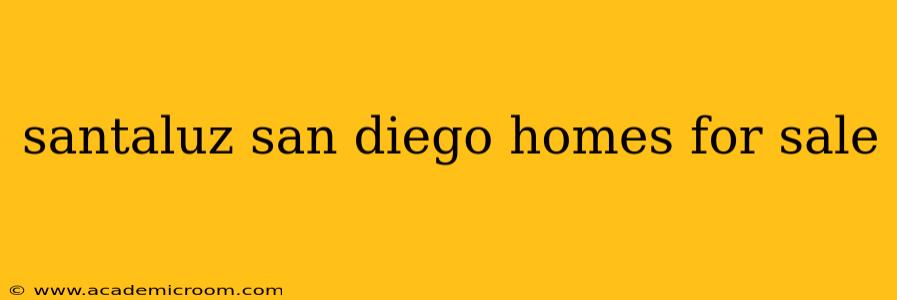 santaluz san diego homes for sale