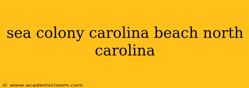 sea colony carolina beach north carolina
