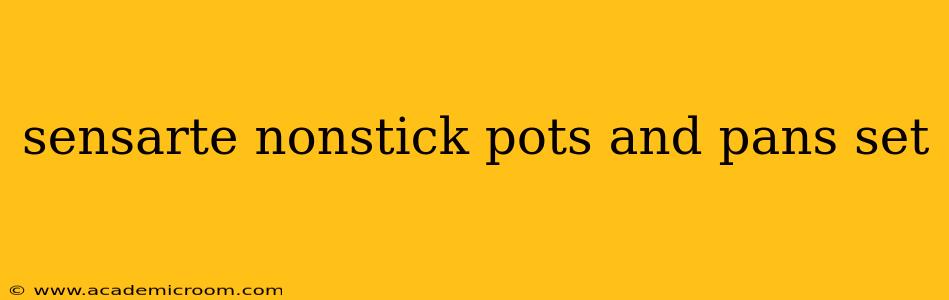 sensarte nonstick pots and pans set