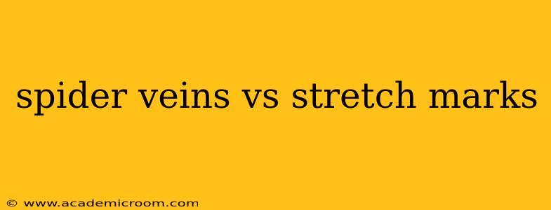 spider veins vs stretch marks