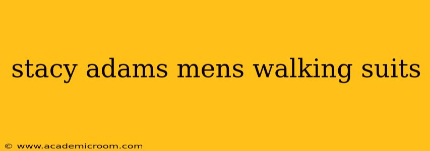stacy adams mens walking suits