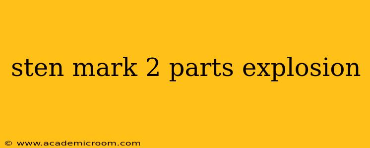 sten mark 2 parts explosion