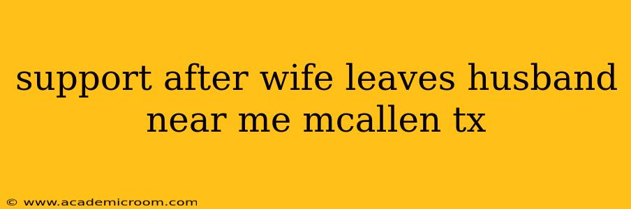 support after wife leaves husband near me mcallen tx