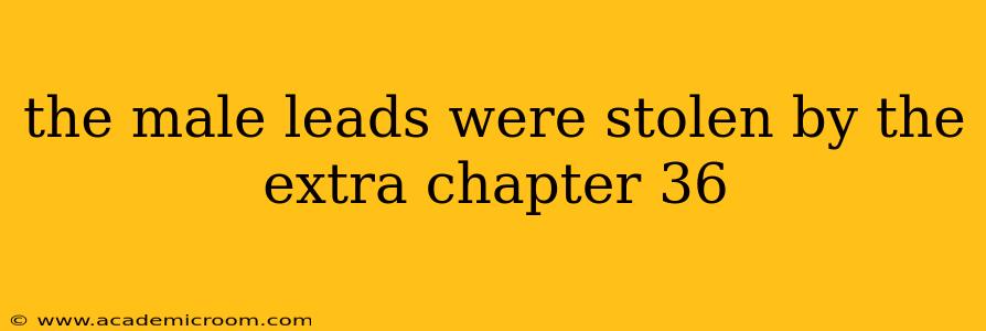 the male leads were stolen by the extra chapter 36 the male leads were stolen by the extra chapter 36
