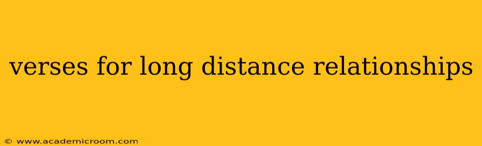 verses for long distance relationships