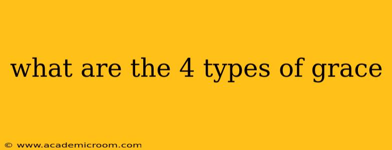 what are the 4 types of grace