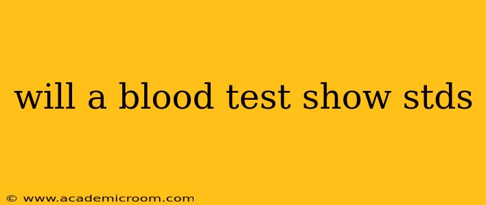 will a blood test show stds